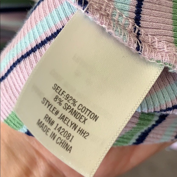 Summer striped dress with ties on the sleeves - Picture 6 of 7